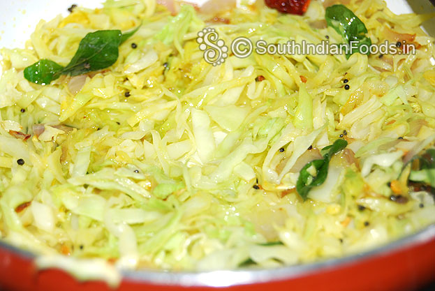 Add half cup of water mix well cover lid cook till soft