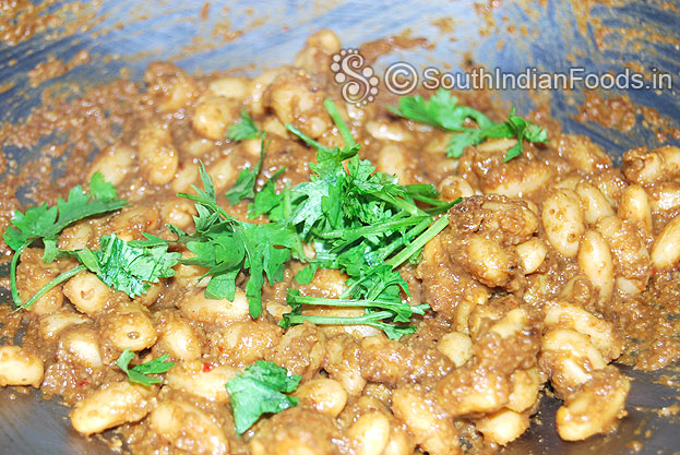 Add coriander leaves