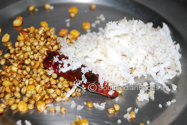 Roasted & grinding ingredients
