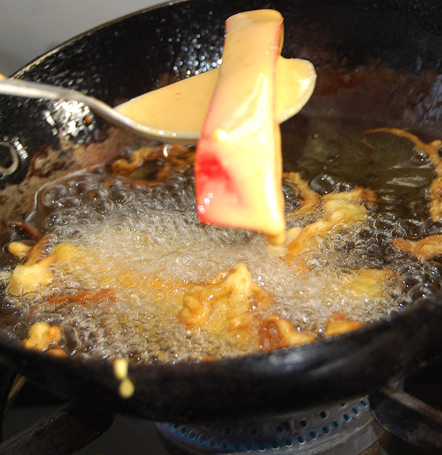 Drop it in hot oil