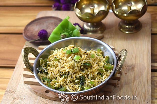 Instant capsicum rice