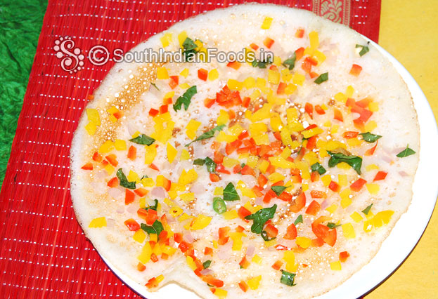 Capsicum roast dosa