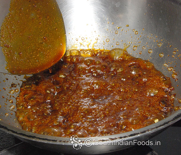 Let it boil till hard balls consistency