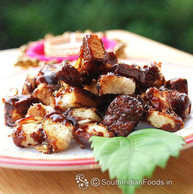 Caramalized jaggery bread popcorn