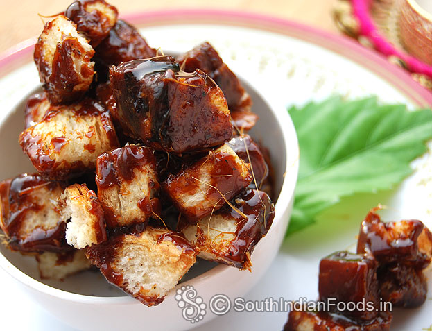 Crispy and instant bread popcorn