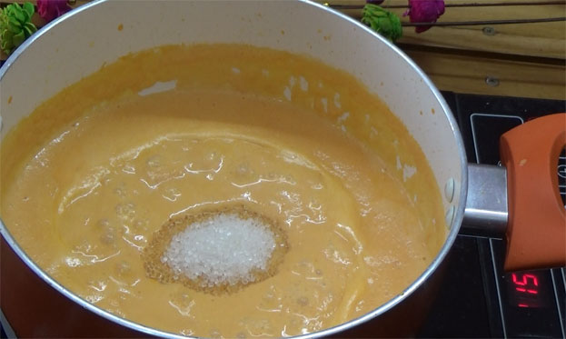 Add sugar