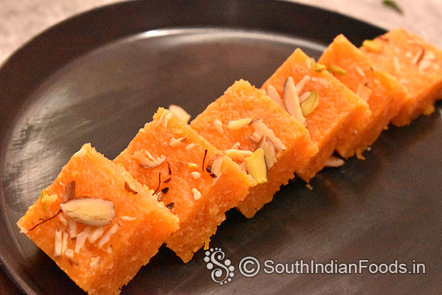 Instant carrot burfi33