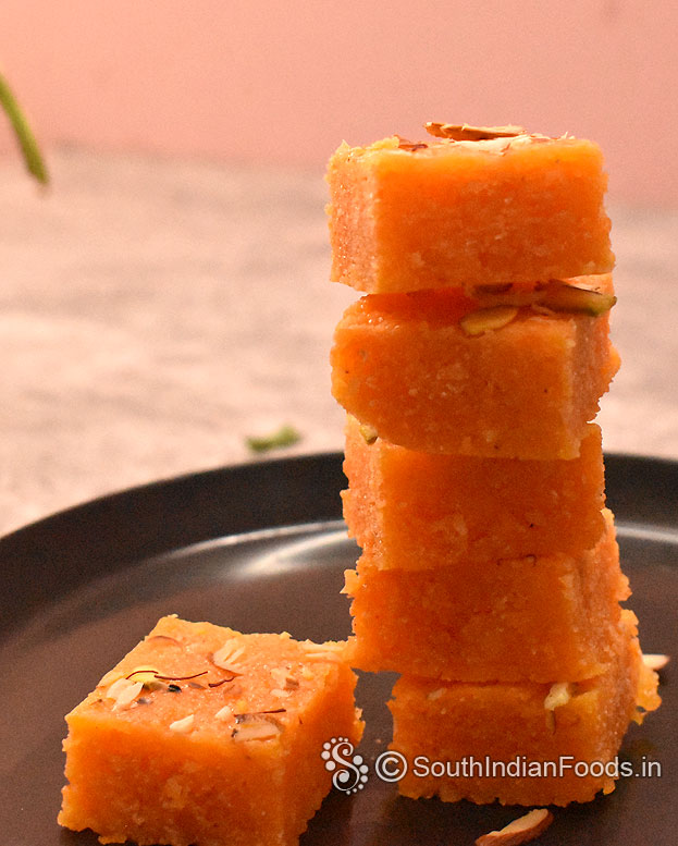Instant carrot burfi34