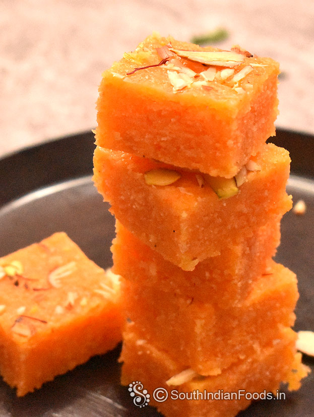Instant carrot burfi35