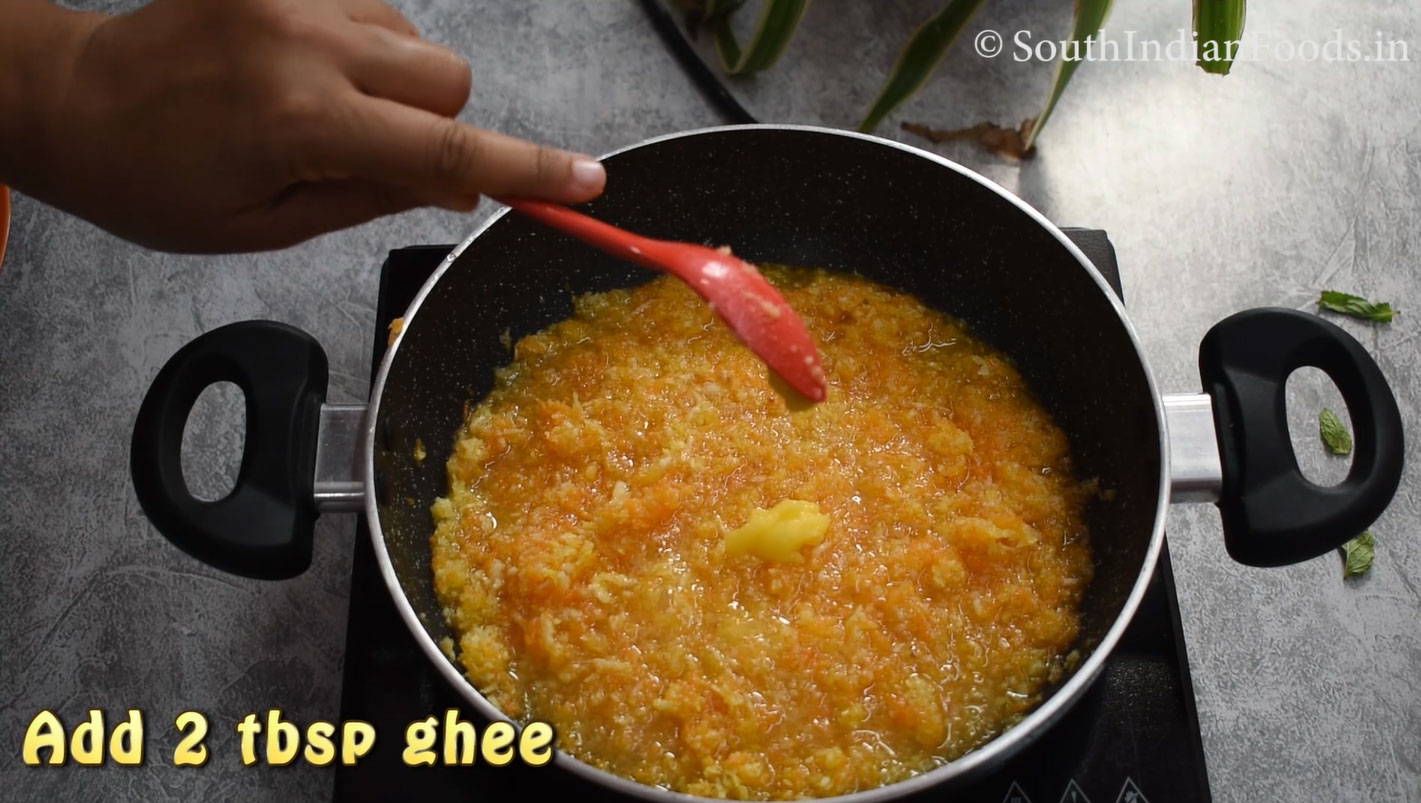 Instant carrot burfi5 