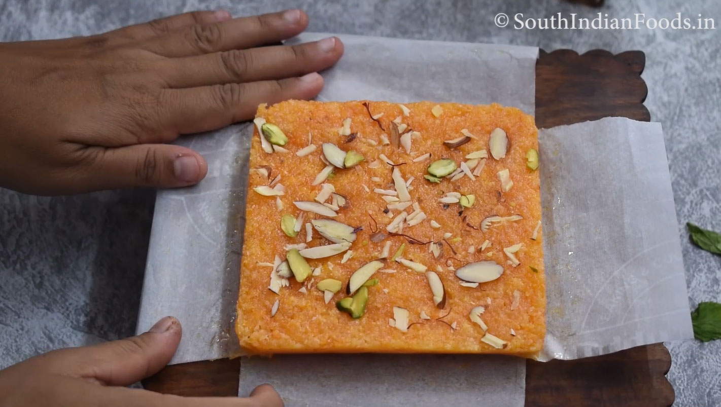 Instant carrot burfi25