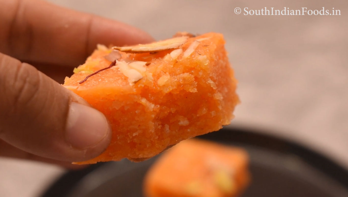 Instant carrot burfi28