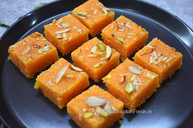 Instant carrot burfi30