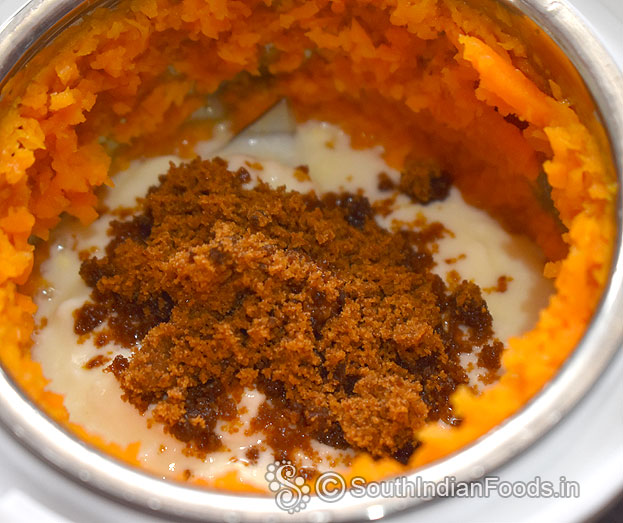 Add jaggery