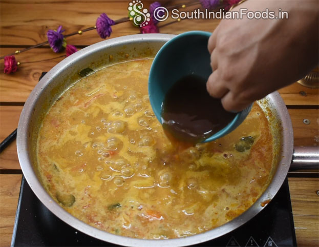 Carrot mullangi sambar step 14