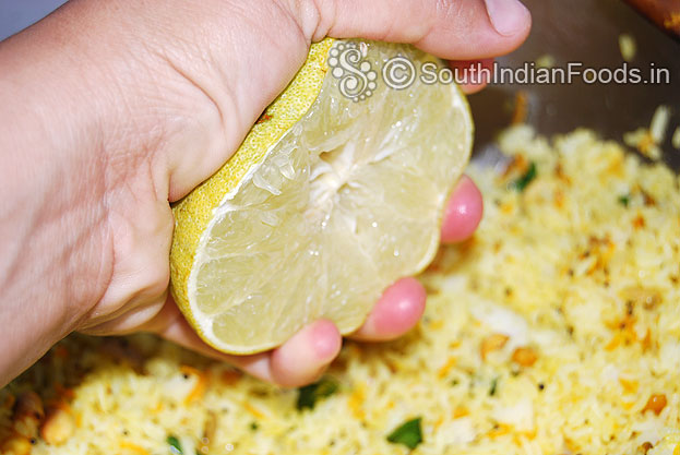 Now add narthangai juice, mix well
