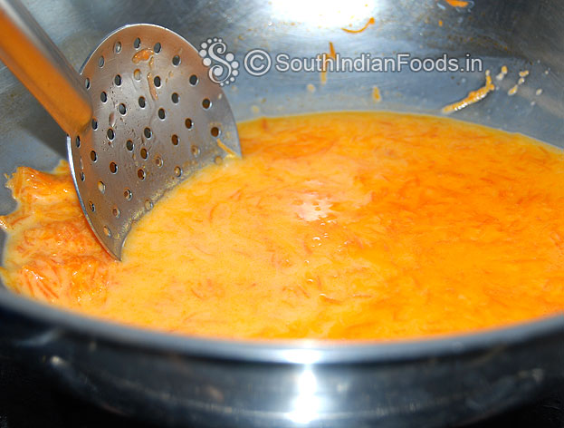 Add milk & let it boil