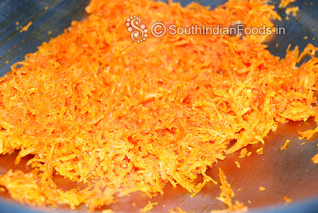 After 2 min,Carrot color changed to orange