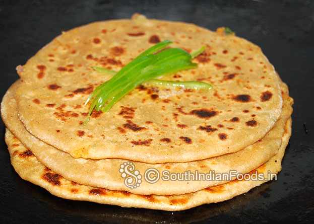 Black chickpeas paratha recipe