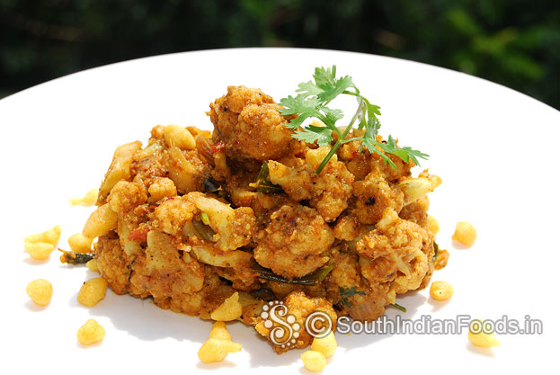 Cauliflower masala stir fry