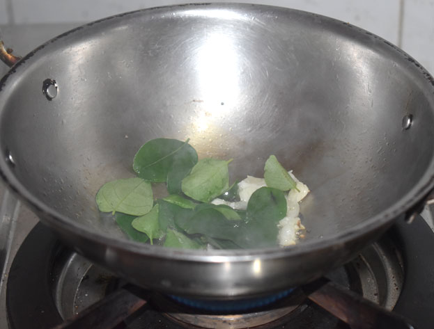Add curry leaves