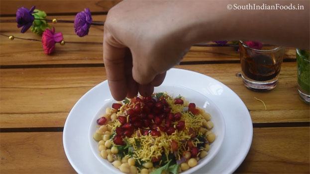 Mini chana chaat recipe step 11