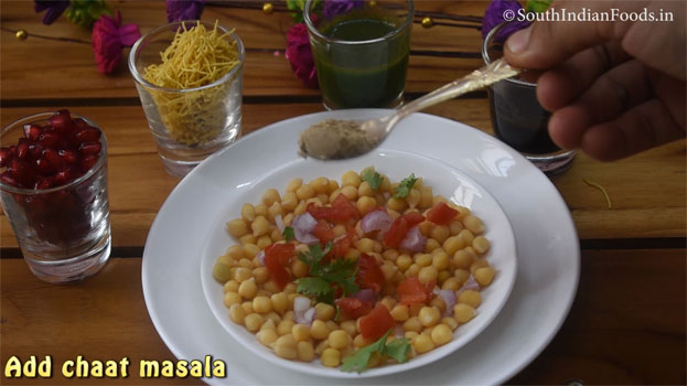 Mini chana chaat recipe step 5