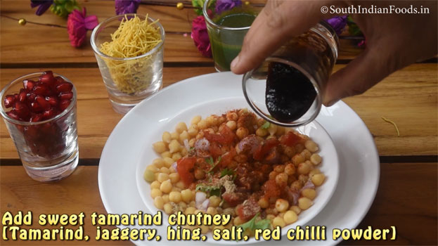 Mini chana chaat recipe step 7