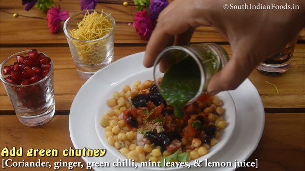 Mini chana chaat recipe step 8