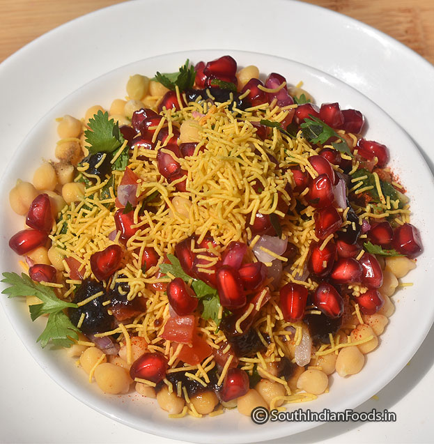 Mini chana chaat recipe step 12