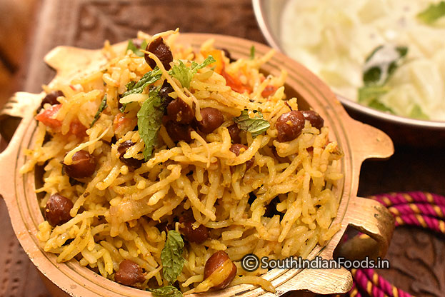 Chana biryani