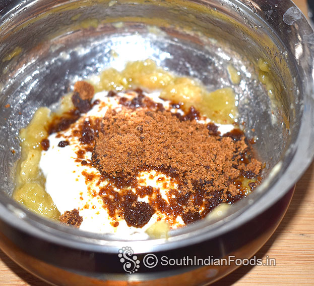 Add jaggery / sugar / honey