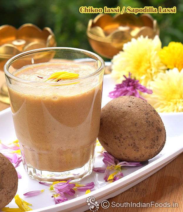 Sapodilla lassi