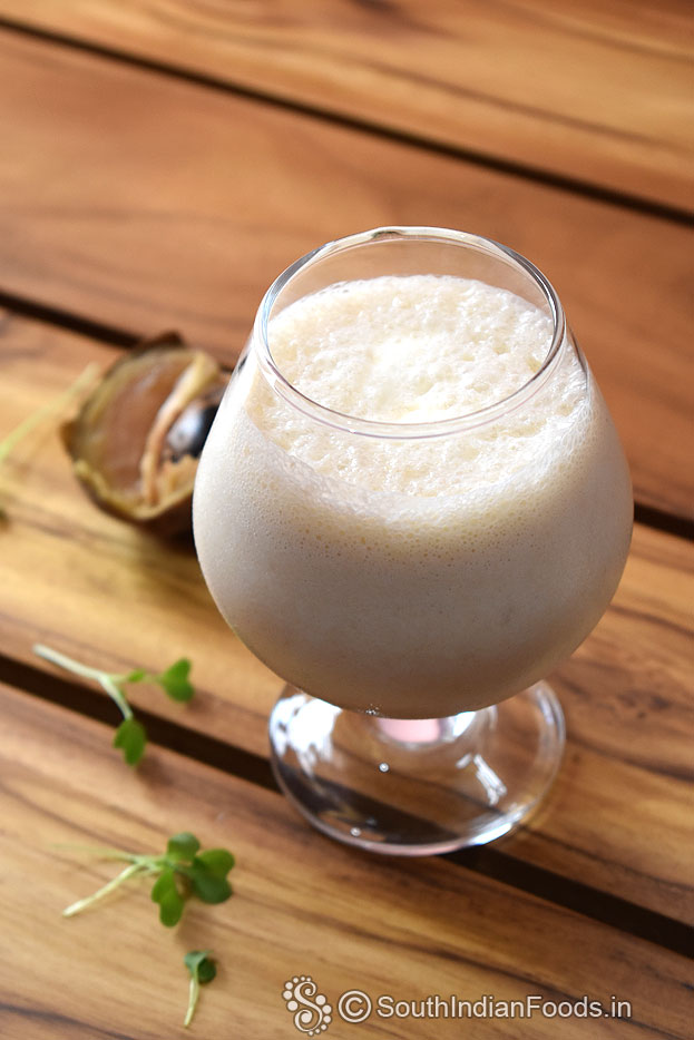Sapodilla milkshake