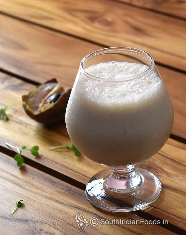 Chikoo smoothie