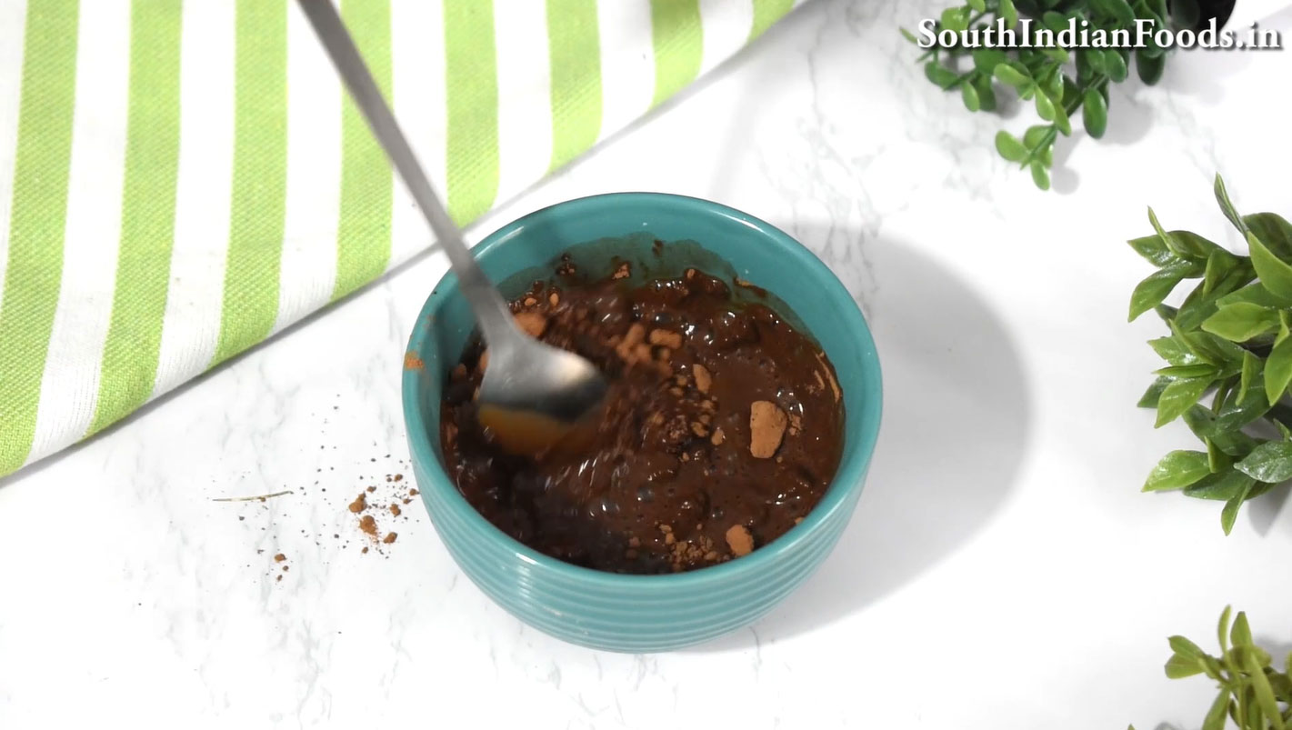 Chocolate chip ice cream recipe step  5