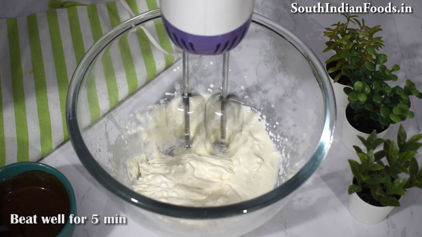 Chocolate chip ice cream recipe step  3