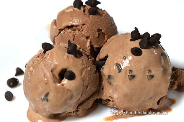 Chocolate chip ice cream