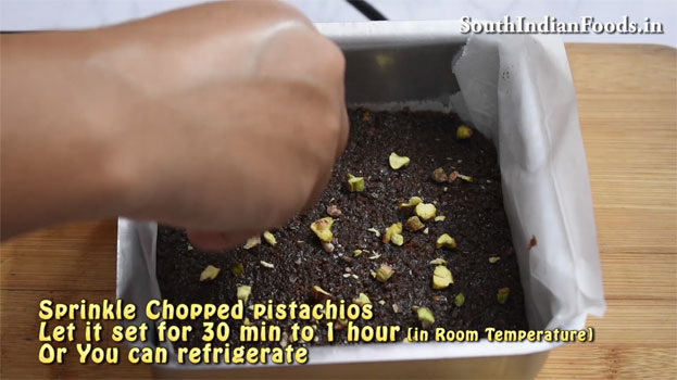 Chocolate Coconut burfi  recipe step 18