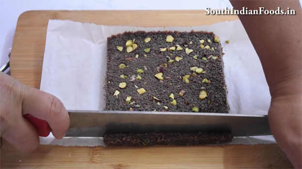 Chocolate Coconut burfi  recipe step 21