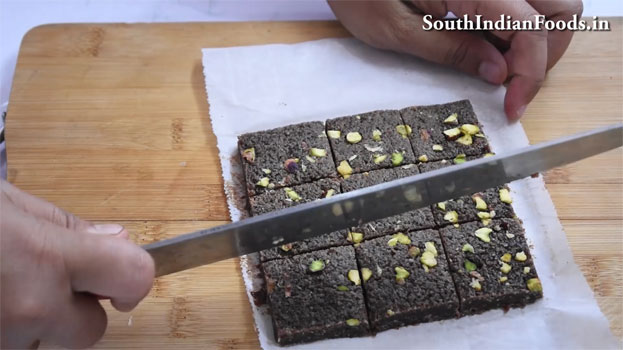 Chocolate Coconut burfi  recipe step 22