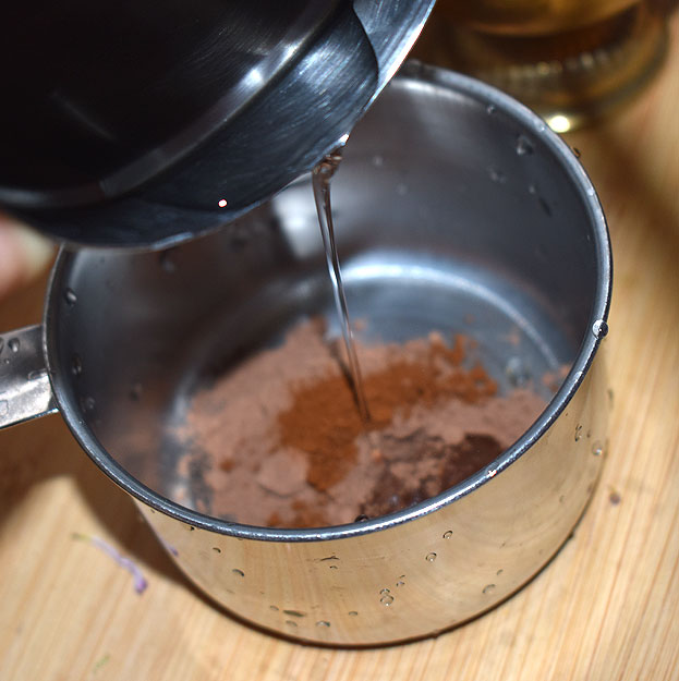 Add warm water