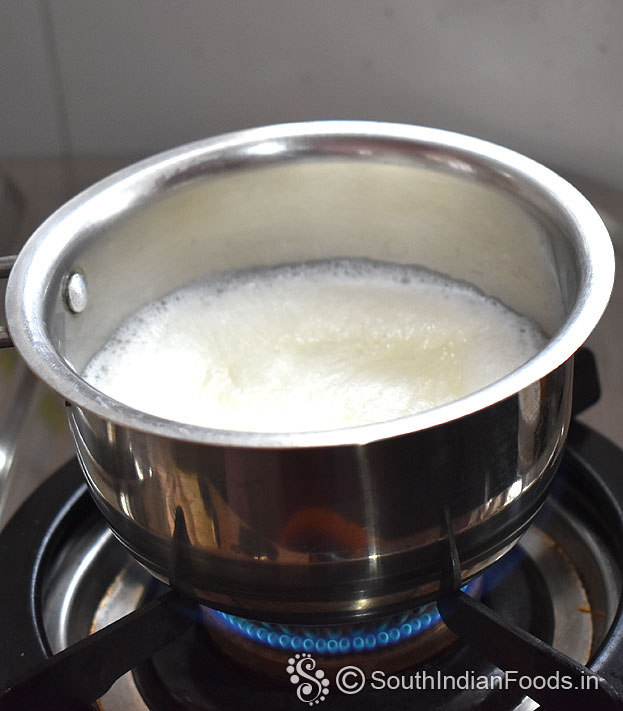 Boil milk
