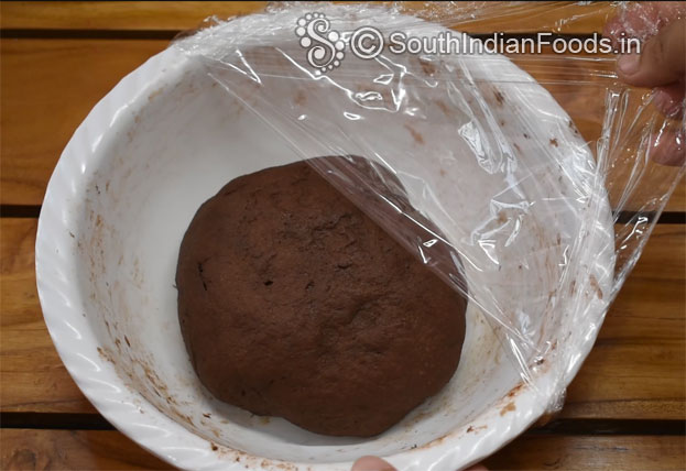 Chocolate wheat doughnuts step 11