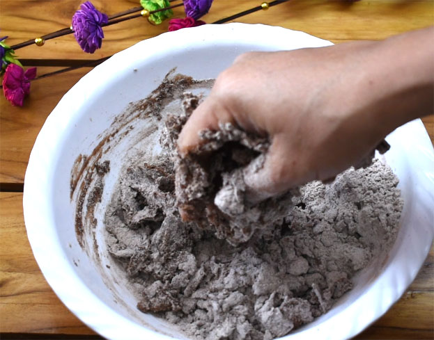 Chocolate wheat doughnuts step 8