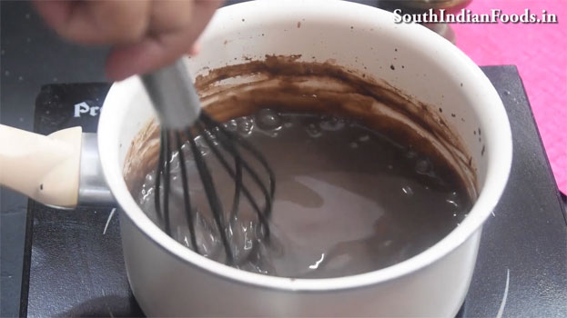 Chocolate jelly cake step 15