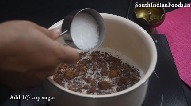 Chocolate jelly cake step 4