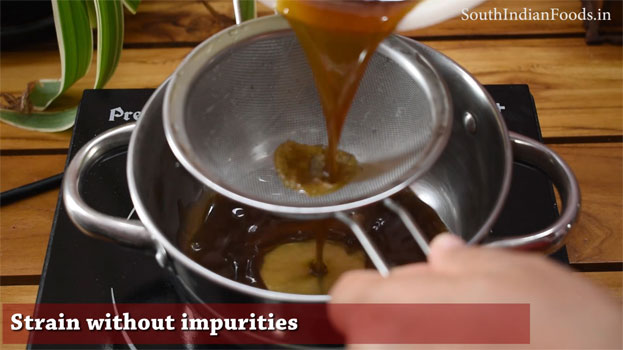 Chocolate jaggery Mysore pak  step 11