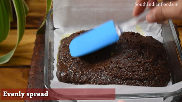 Chocolate jaggery Mysore pak  step 22