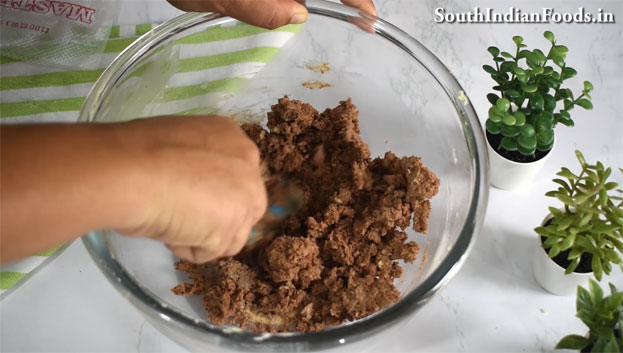 Wheat flour eggless rose cookies step 7